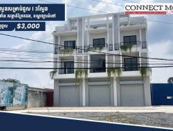 🏡 ផ្ទះល្វែងសម្រាប់ជួល 3ល្វែង | 3 Flat for rent